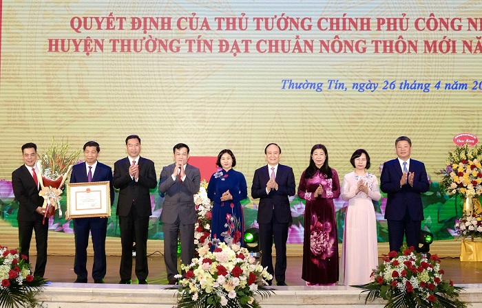 Huyện Thường Tín đón nhận danh hiệu đạt chuẩn Nông thôn mới - Ảnh 4