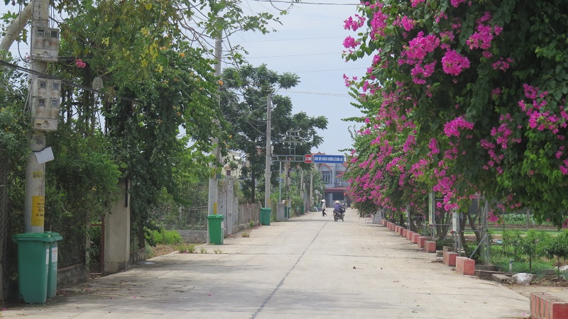 Những tuyến đường xanh, sạch, đẹp ở huyện Thường Tín - Ảnh 1