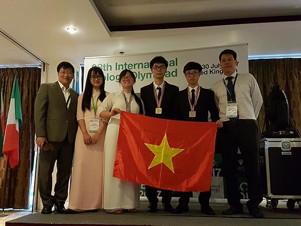 Việt Nam giành huy chương vàng Olympic Sinh học quốc tế - Ảnh 1