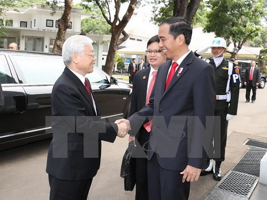 Indonesia tổ chức trọng thể lễ đón Tổng Bí thư Nguyễn Phú Trọng - Ảnh 1