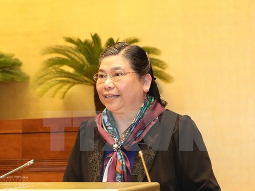 Phó Chủ tịch Thường trực Quốc hội Tòng Thị Phóng làm việc tại Hòa Bình - Ảnh 1