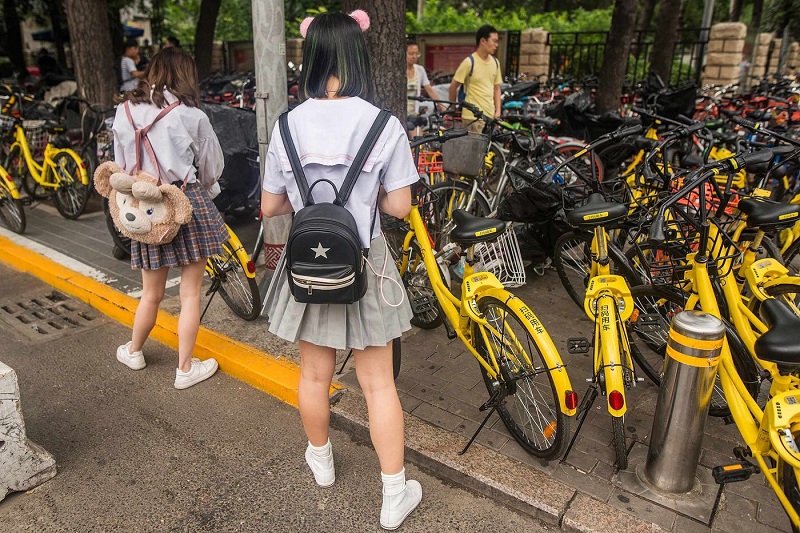 Trung Quốc "quá tải" xe đạp - Ảnh 2
