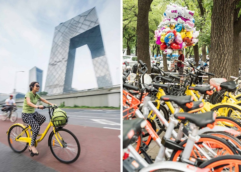 Trung Quốc "quá tải" xe đạp - Ảnh 1