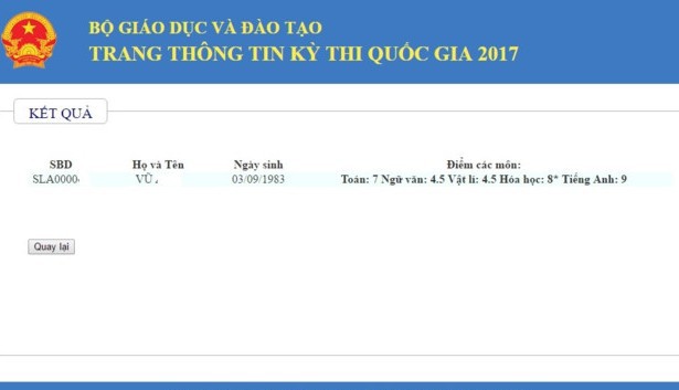 Công khai điểm thi THPT Quốc gia: Vi phạm quyền cá nhân? - Ảnh 1