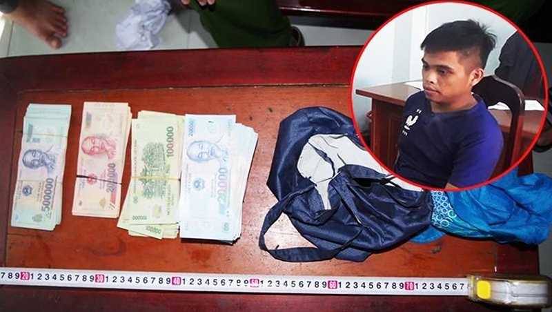 Quảng Nam: Bắt thanh niên trộm 120 triệu đồng của cụ bà bán vé số 91 tuổi - Ảnh 1