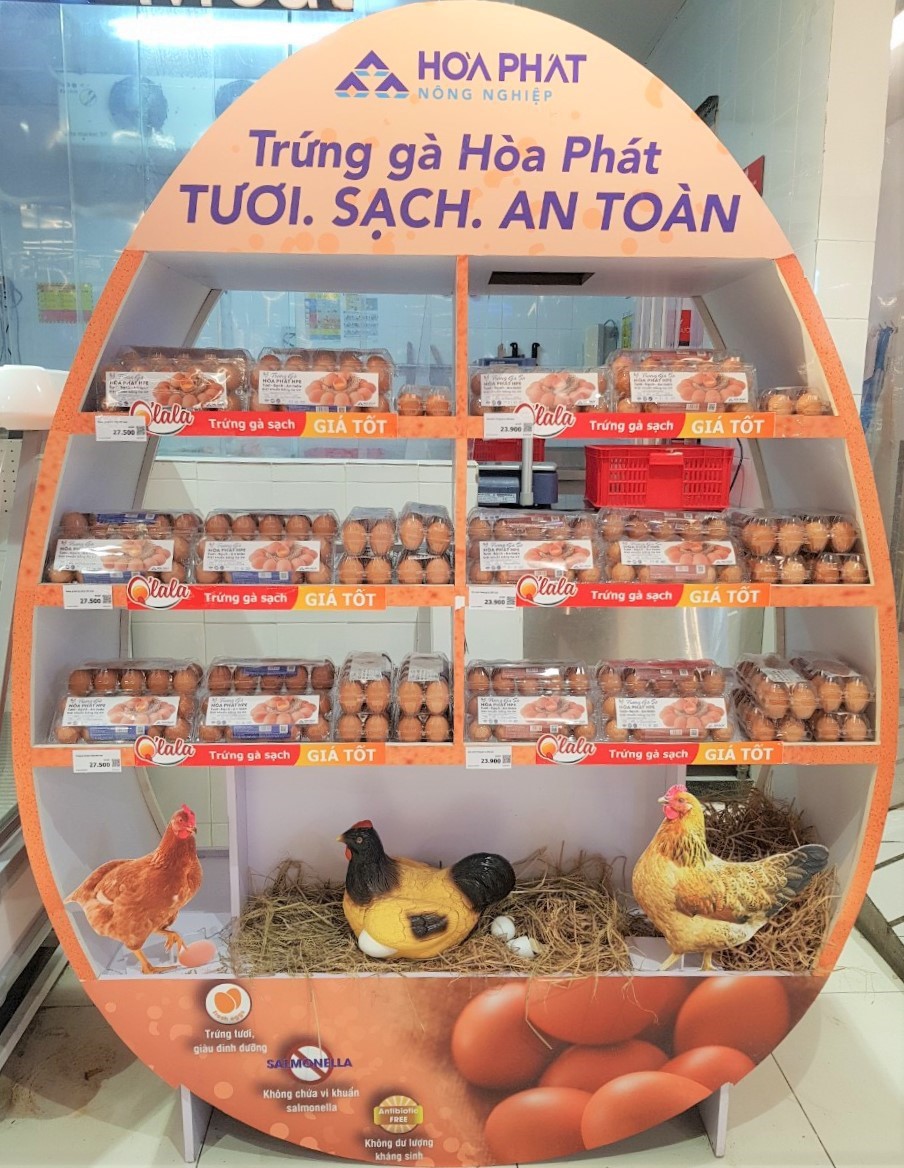Trứng gà Hòa Phát phủ sóng tại nhiều siêu thị ở tại Hà Nội - Ảnh 1