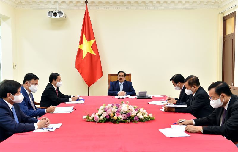 Thủ tướng đề nghị Israel hỗ trợ Việt Nam tiếp cận các nguồn vaccine phòng Covid-19 - Ảnh 1