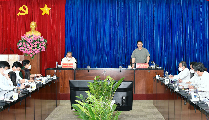 Thủ tướng Phạm Minh Chính: Chống dịch cũng phải bằng tinh thần toàn dân - Ảnh 1