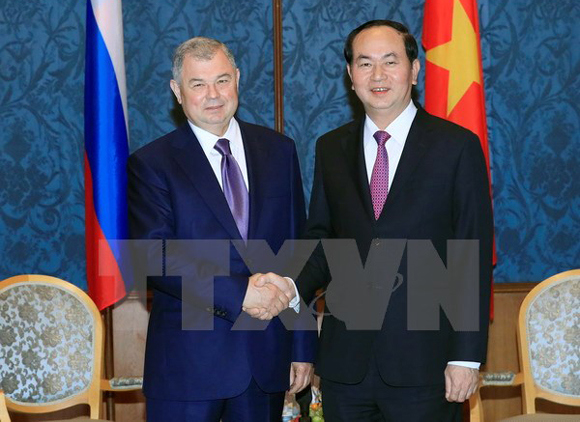 Chủ tịch nước Trần Đại Quang đi thăm TP Saint Petersburg - Ảnh 1