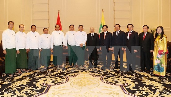 Đảng Đoàn kết và Phát triển Myanmar coi trọng quan hệ với Việt Nam - Ảnh 1