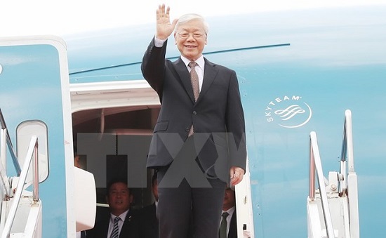 Tổng Bí thư kết thúc tốt đẹp chuyến thăm Indonesia và Myanmar - Ảnh 1