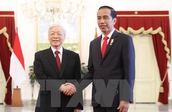 Tổng Bí thư Nguyễn Phú Trọng gửi Điện cảm ơn Tổng thống Indonesia - Ảnh 1