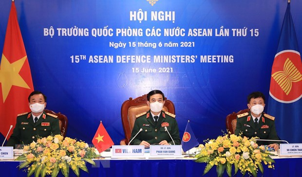 Hội nghị trực tuyến Bộ trưởng Quốc phòng các nước ASEAN lần thứ 15 - Ảnh 1