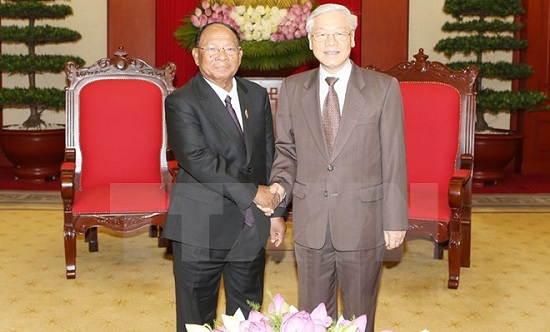 Tổng Bí thư: Việt Nam luôn đặc biệt coi trọng quan hệ với Campuchia - Ảnh 1