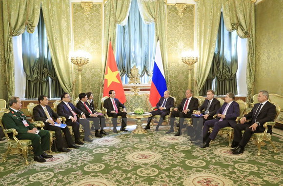 Chủ tịch nước Trần Đại Quang hội đàm với Tổng thống Nga Putin - Ảnh 3
