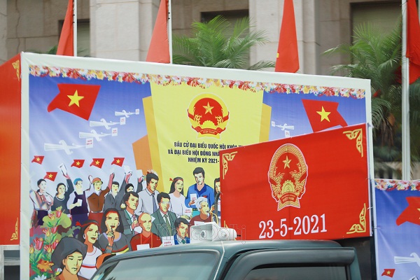 Hà Nội: 5 đoàn xe lưu động ra quân tuyên truyền về bầu cử và ứng xử văn minh thanh lịch - Ảnh 6