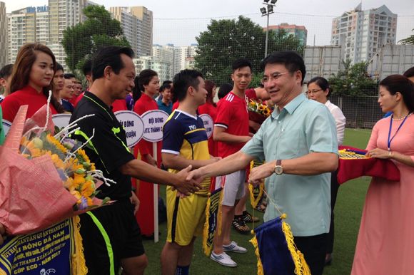 20 đội tham gia Giải bóng đá quận Thanh Xuân - Ảnh 1