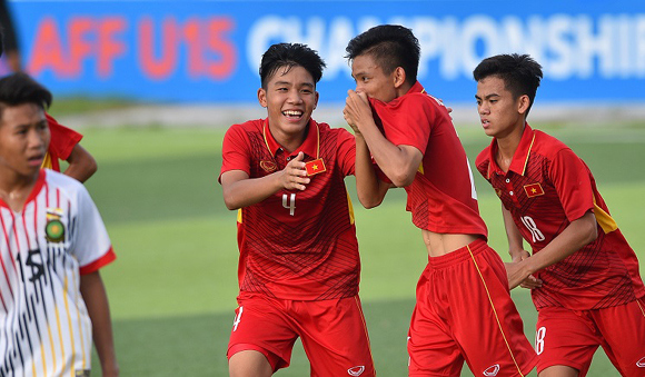 U15 Việt Nam có chiến thắng thứ hai liên tiếp tại giải U15 AFF 2017 - Ảnh 1