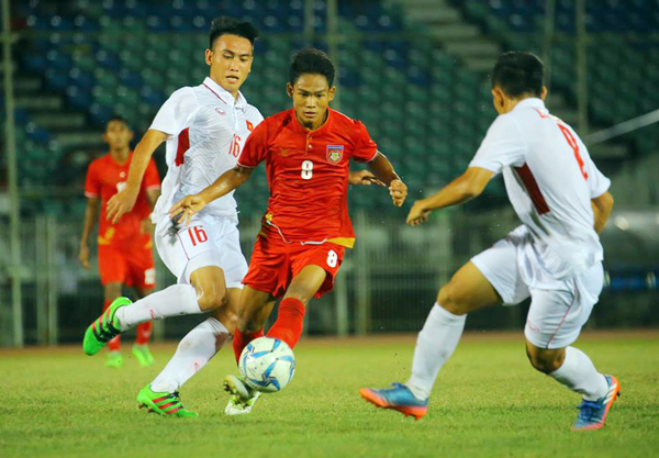 Thua ngược Myanmar, U18 Việt Nam sớm chia tay Giải vô địch U18 Đông Nam Á 2017 - Ảnh 1
