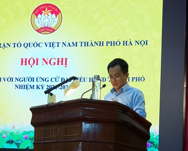 Ứng cử viên đại biểu HĐND TP Hà Nội khóa XVI vận động bầu cử tại huyện Ứng Hòa - Ảnh 1