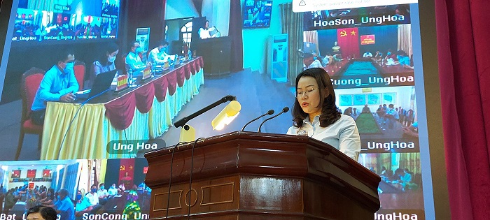 Ứng cử viên đại biểu HĐND TP Hà Nội khóa XVI vận động bầu cử tại huyện Ứng Hòa - Ảnh 3