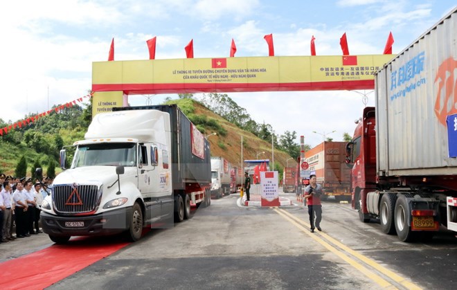 Thông xe tuyến đường chuyên dụng vận tải hàng hóa Việt-Trung - Ảnh 1