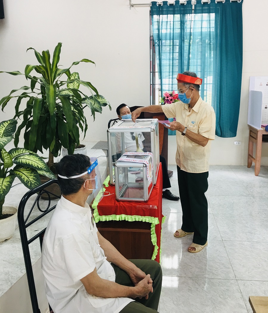 Hơn 80% cử tri huyện Thanh Trì đã đi bỏ phiếu - Ảnh 2
