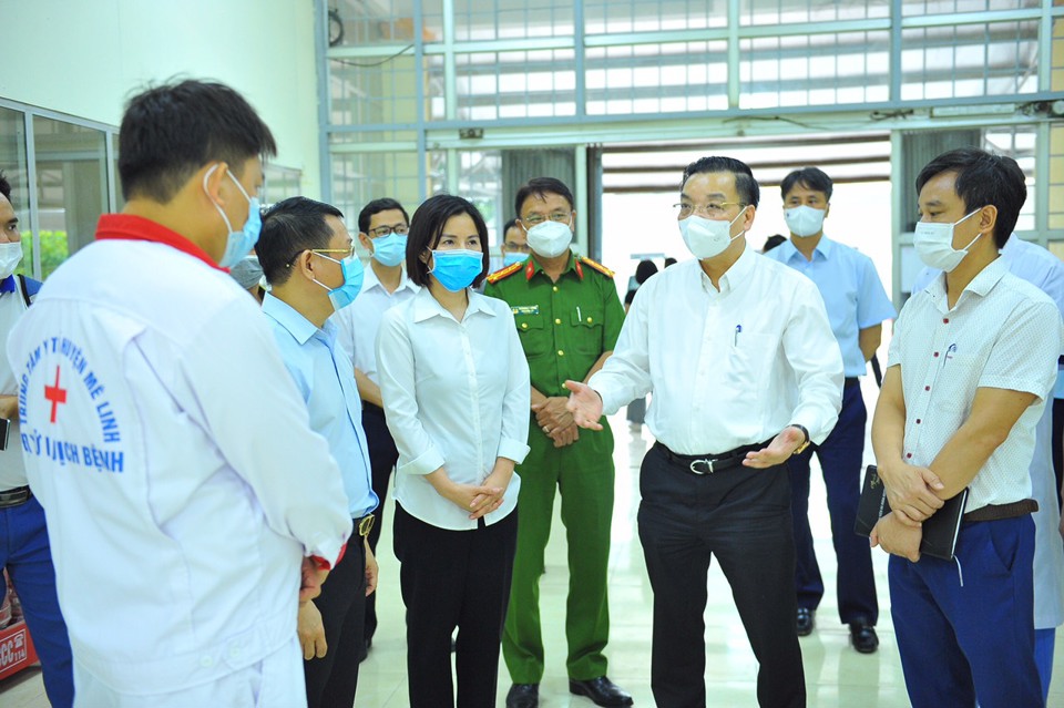 Chủ tịch UBND TP Hà Nội Chu Ngọc Anh: Cách ly Bệnh viện Bệnh Nhiệt đới Trung ương cơ sở Kim Chung, không để lây lan dịch ra cộng đồng - Ảnh 6