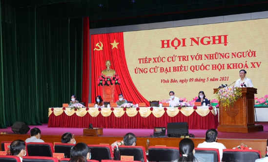 Chủ tịch Quốc hội Vương Đình Huệ tiếp xúc cử tri tại huyện Vĩnh Bảo, Hải Phòng - Ảnh 2