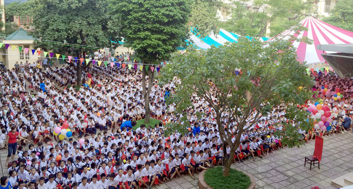 Hà Nội: Hơn 1,8 triệu học sinh náo nức dự lễ khai giảng năm học mới - Ảnh 20