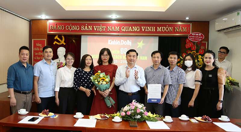 Báo Kinh tế&Đô thị kỷ niệm 96 năm Ngày Báo chí cách mạng Việt Nam, ra mắt Liên Chi hội Hội nhà báo - Ảnh 2