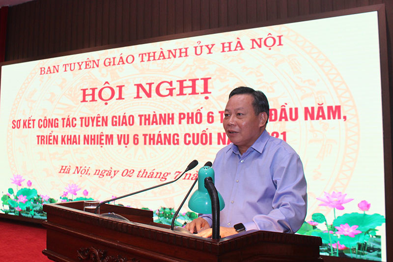 Phó Bí thư Thành ủy Nguyễn Văn Phong: Hệ thống tuyên giáo Hà Nội đã góp phần tạo đồng thuận xã hội để phát triển TP - Ảnh 2