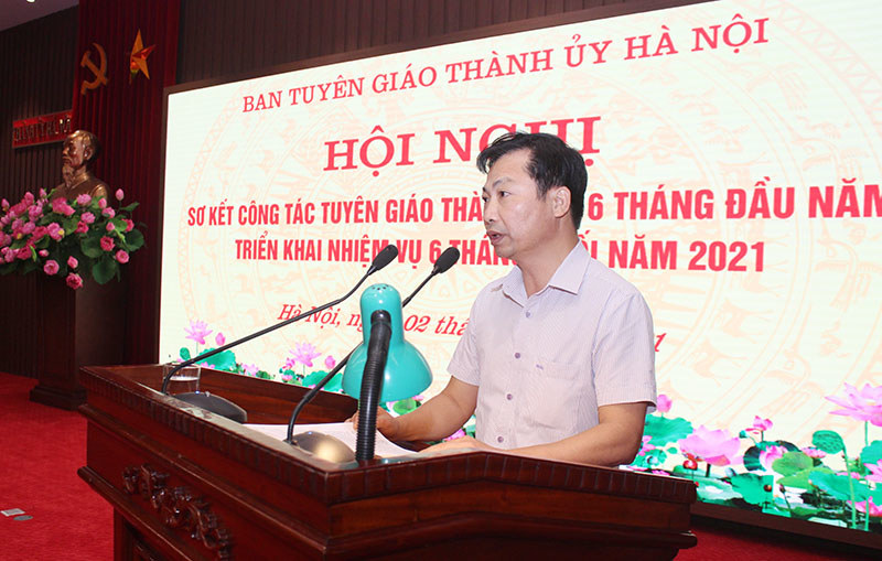 Phó Bí thư Thành ủy Nguyễn Văn Phong: Hệ thống tuyên giáo Hà Nội đã góp phần tạo đồng thuận xã hội để phát triển TP - Ảnh 3