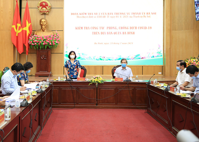 Phó Bí thư Thường trực Thành ủy Nguyễn Thị Tuyến: Khóa chặt nguồn lây, không để dịch lây lan trên địa bàn - Ảnh 1