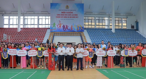 Công đoàn ngành Xây dựng Hà Nội tổ chức thành công hội khỏe năm 2021 - Ảnh 2