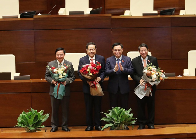 Các ông Trần Thanh Mẫn, Nguyễn Khắc Định, Nguyễn Đức Hải được bầu làm Phó Chủ tịch Quốc hội - Ảnh 3