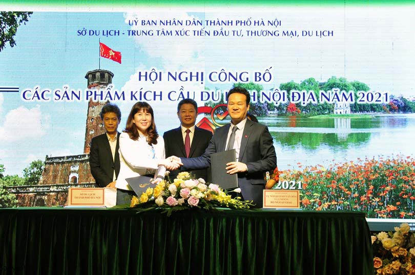 Hà Nội công bố các sản phẩm kích cầu du lịch nội địa năm 2021 - Ảnh 1