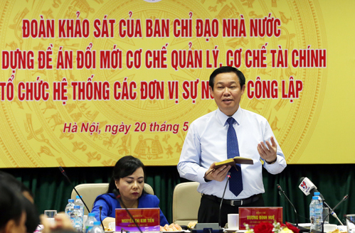 Phó Thủ tướng Vương Đình Huệ làm việc với Bộ Y tế, Bộ Giáo dục&Đào tạo - Ảnh 1