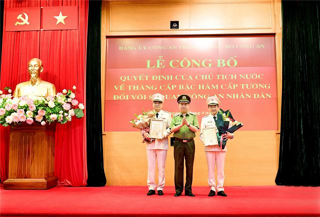Thăng cấp bậc hàm Trung tướng đối với Thiếu tướng Tô Ân Xô, Thiếu tướng Nguyễn Ngọc Toàn - Ảnh 1