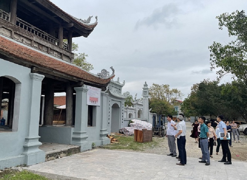 Vi phạm xây mới các công trình tại chùa Đậu: Ban quản lý di tích xã Nguyễn Trãi bị xử phạt 20 triệu đồng - Ảnh 1