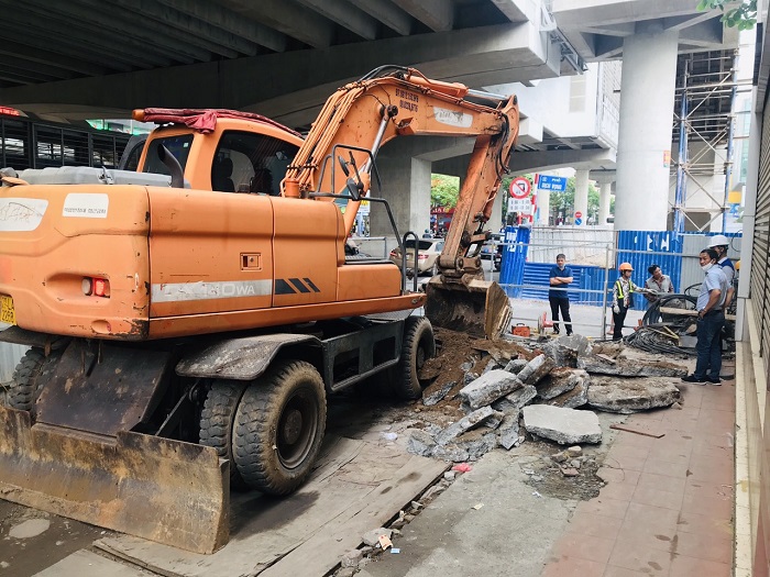 Đường sắt đô thị Nhổn - ga Hà Nội: Giải quyết dứt điểm vướng mắc giải phóng mặt bằng ở ga S7 - Ảnh 1