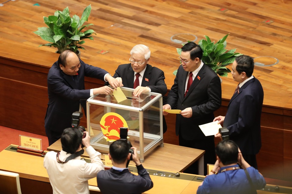 [Ảnh] Lễ tuyên thệ nhậm chức của Thủ tướng Phạm Minh Chính - Ảnh 8