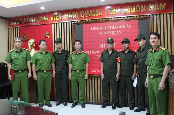 Quận Thanh Xuân thành lập Tổ tự quản đảm bảo trật tự đô thị - Ảnh 1
