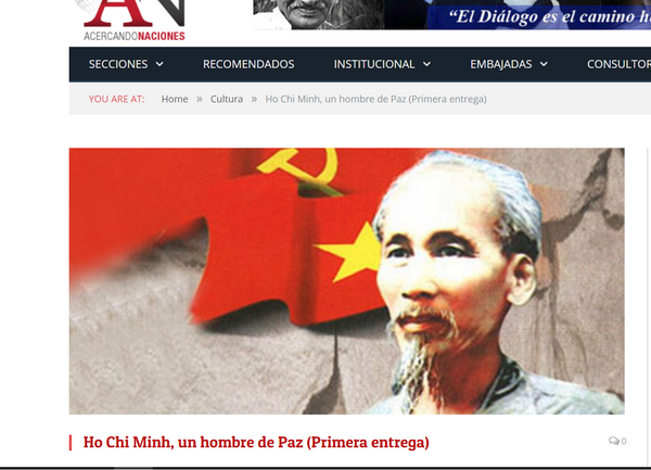 Truyền thông Argentina ca ngợi Chủ tịch Hồ Chí Minh vĩ đại - Ảnh 1