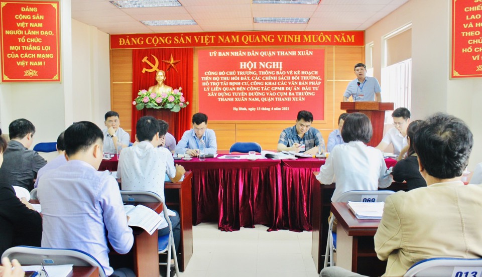 Hà Nội: Triển khai xây dựng tuyến đường vào cụm 3 trường Thanh Xuân Nam - Ảnh 1