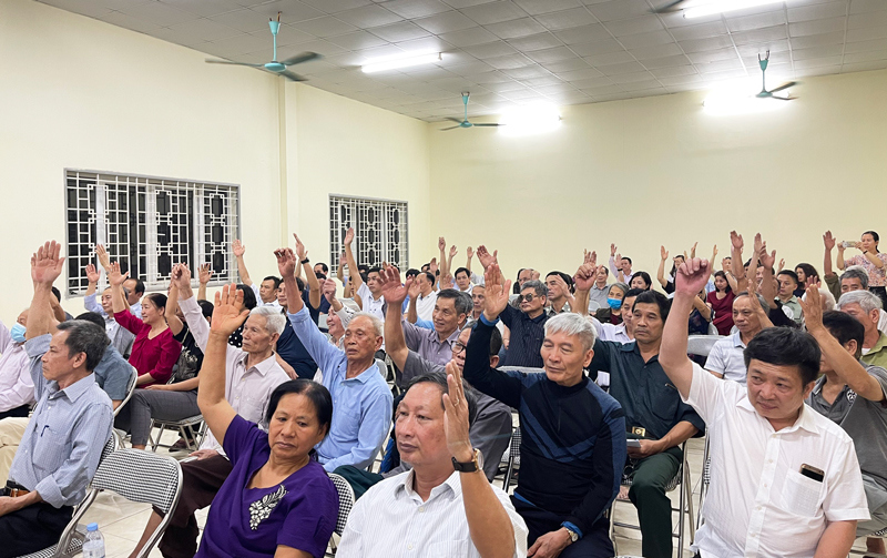 100% cử tri nơi cư trú tín nhiệm giới thiệu Bí thư Quận ủy Hà Đông ứng cử đại biểu HĐND TP Hà Nội - Ảnh 2