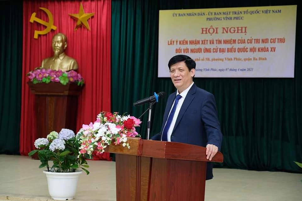 100% cử tri nơi cư trú nhất trí giới thiệu Bộ trưởng Bộ Y tế Nguyễn Thanh Long ứng cử Đại biểu Quốc hội - Ảnh 1