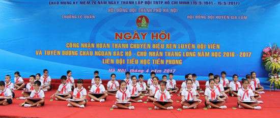 Hà Nội tuyên dương “Cháu ngoan Bác Hồ - Chủ nhân Thăng Long” - Ảnh 3