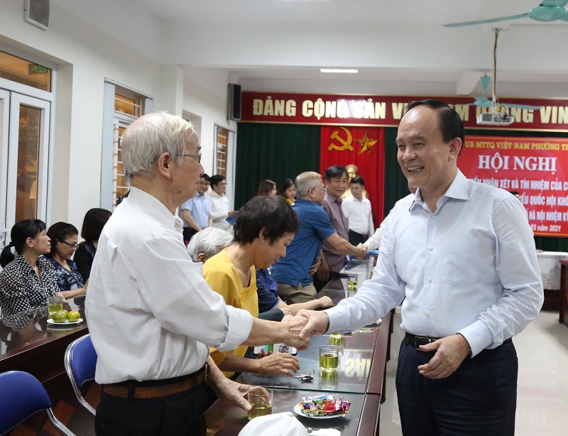 100% cử tri nơi cư trú tán thành Chủ tịch HĐND TP Nguyễn Ngọc Tuấn ứng cử đại biểu Quốc hội, đại biểu HĐND TP Hà Nội - Ảnh 1