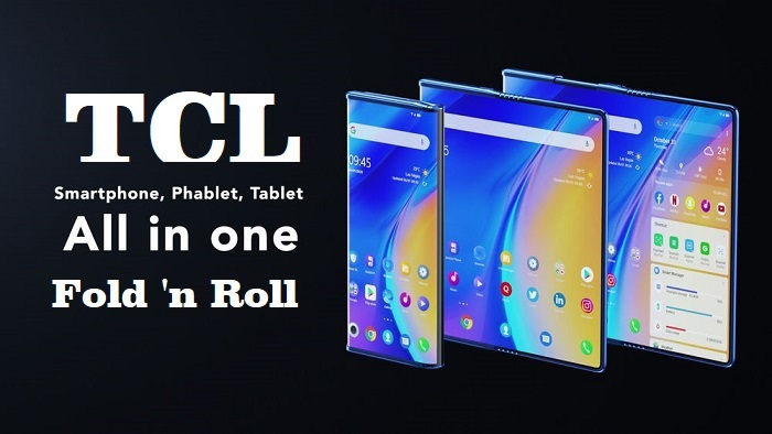 TCL giới thiệu khái niệm Fold 'n Roll, điện thoại có màn hình gập và cuộn lại được - Ảnh 1
